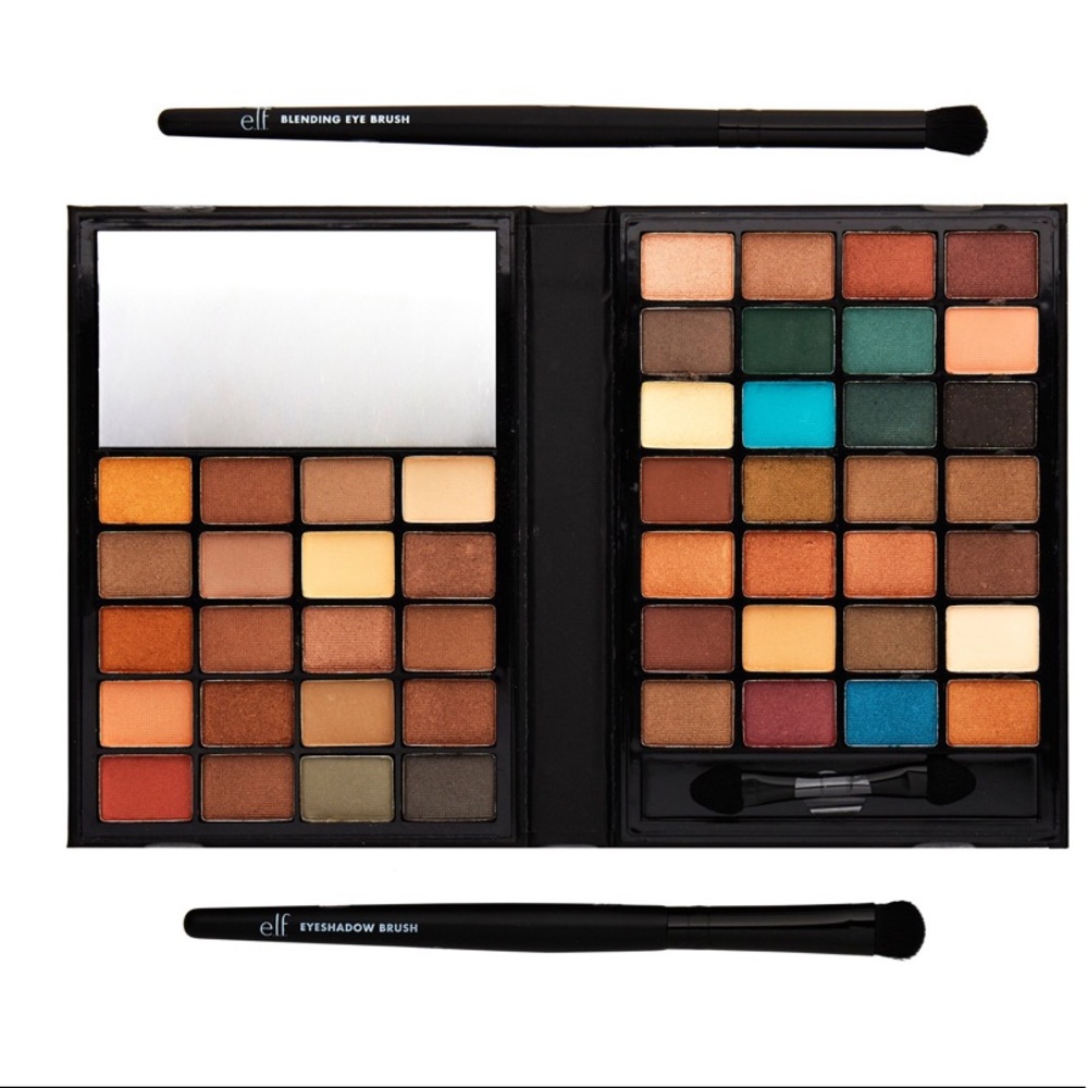 elf 48 Eyeshadow Colors 2 Brushes 🧝‍♀️ 💕